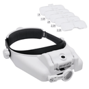 Lupa frontal V5 Max con 6 aumentos diferentes y 3 LED ajustables