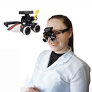 Lupa Dental con Lámpara X1 PRO con Lentes de 2,5x/3,5 sin Cable Recargable