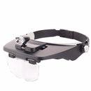 Lupa para Poner Pestañas con Iluminación y 4 Lentes Amplias