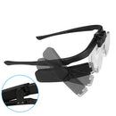 Lupa T4 en Formato de Gafas con LED Lateral Recargable