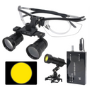 Lupa X2 con Lentes de 2,5x y 3,5x y Lámpara Frontal Recargable de 5 Vatios