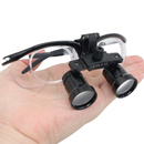 Lupa X2 con Lentes de 2,5x y 3,5x y Lámpara Frontal Recargable de 5 Vatios