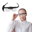 Lupa T4 en Formato de Gafas con LED Lateral Recargable