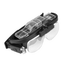 Lupa T4 en Formato de Gafas con LED Lateral Recargable