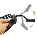 Lámpara Frontal M-Black de 5 Vatios con Ajuste de Intensidad Recargable