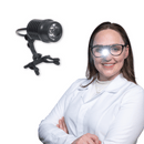 Lámpara Frontal F1 Ultraligero para Lupas y Gafas con 50.000 Lúmenes